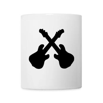 guitares - Mug blanc - blanc - Devant