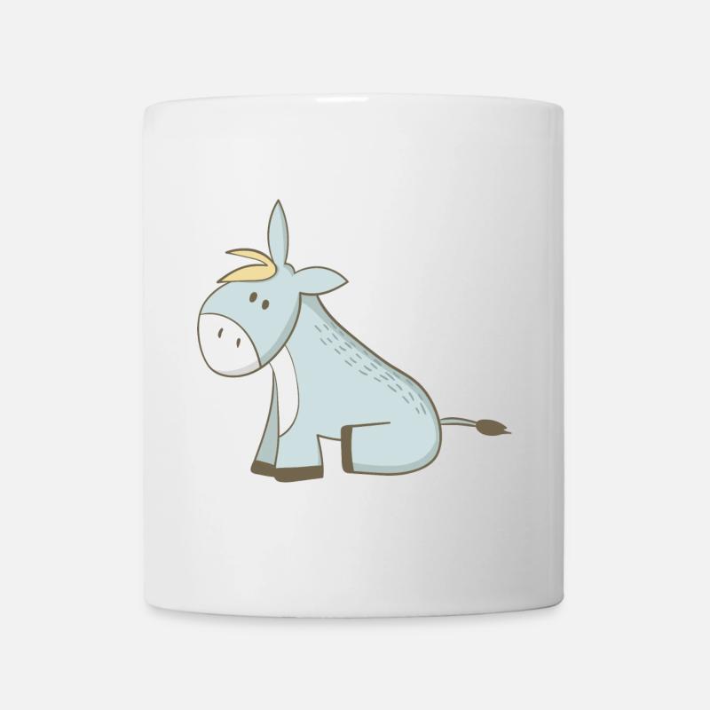 Esel - Tasse - Weiß