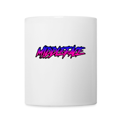Middleface Logo - Blue and Pink - Mug