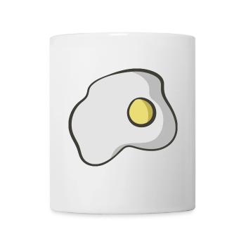 Spiegelei - Tasse - Weiß - Vorne