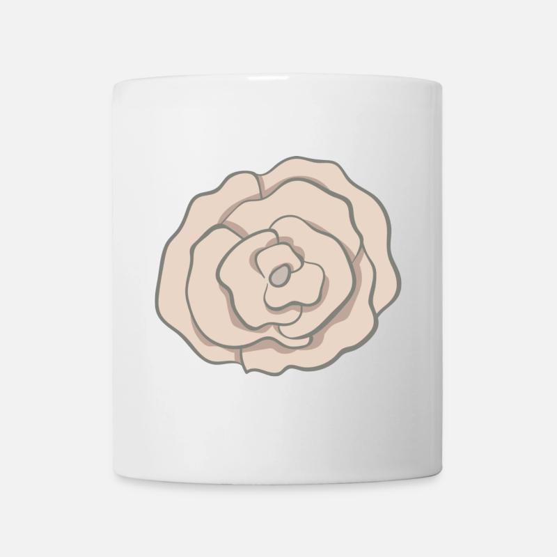 Fleur - Mug blanc - blanc