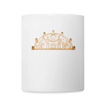 Schwibbogen Weihnachten Erzgebirge Vogtland - Tasse - Weiß - Vorne