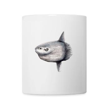 Arlequin - océan arlequin - Mola mola Poisson Lune - Mug blanc - blanc - Devant