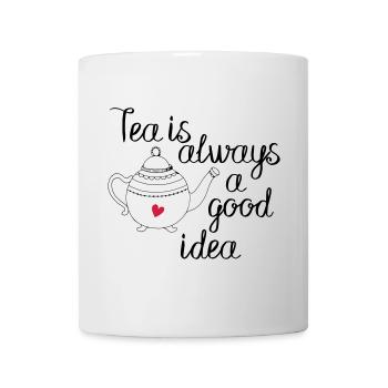 Tee ist immer eine gute Idee 2c - Tasse - Weiß - Vorne