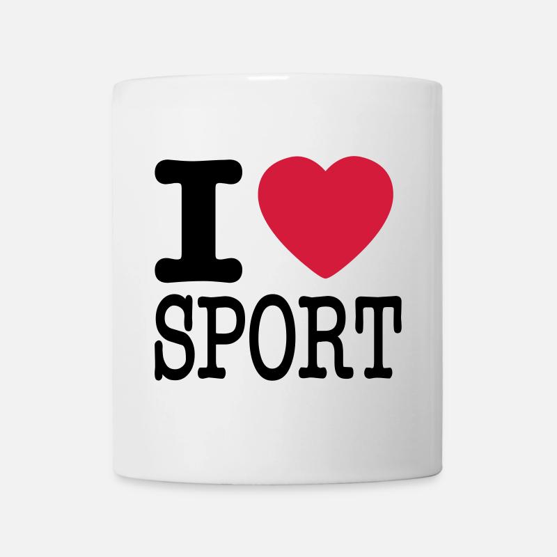 I love sports - Mug - white