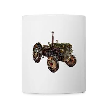 Tractor, farmer, farmer, - Mug - white - Front