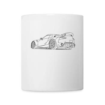 Sports Car - Tasse - Weiß - Vorne