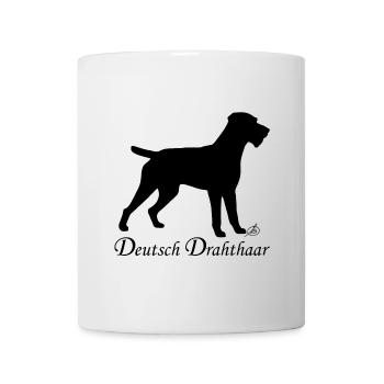 Deutsch Drahthaar - Tasse - Weiß - Vorne