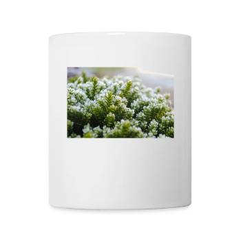 Moos Natur Makro Shot - Tasse - Weiß - Vorne