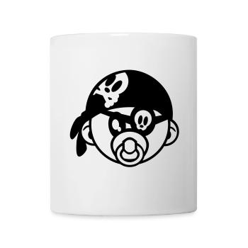 pirate de bébé - Mug blanc - blanc - Devant