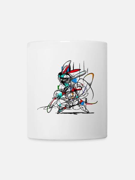 Osterhase/ Abstrakt - Tasse - Weiß