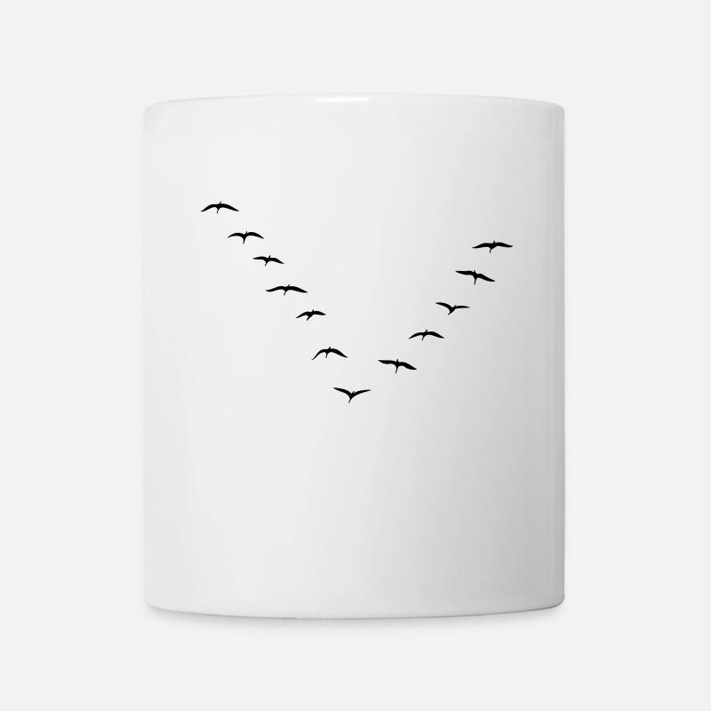 Zugvögel - Tasse - Weiß