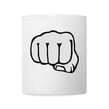 brother - fist - boxing - friends - friendship - Mug - white - Front