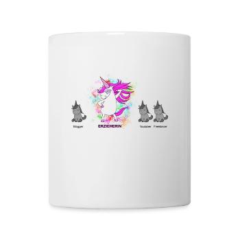 Profession d'éducateur Licorne - Mug blanc - blanc - Devant