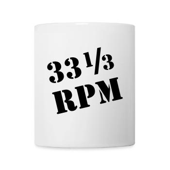 33 1/3 RPM - Farbwechsel - Tasse - Weiß - Vorne