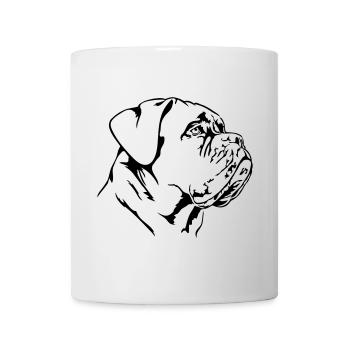 DOGUE DE BORDEAUX - Bordeaux Dogue Allemand Wilsigns - Mug blanc - blanc - Devant