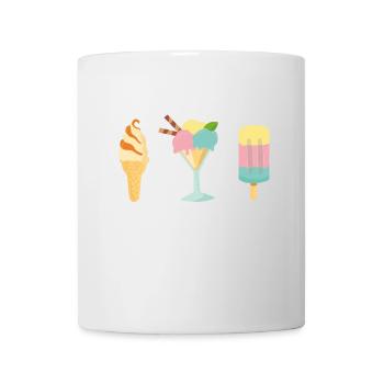 icecream summer design - Mug - white - Front
