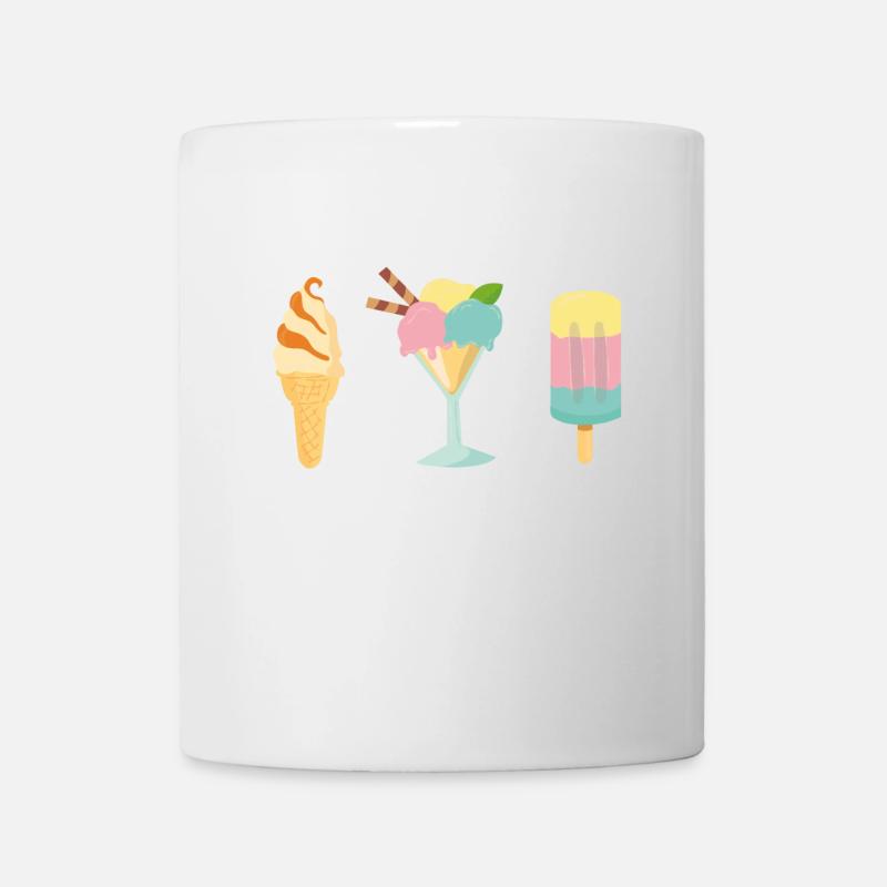 icecream summer design - Mug - white