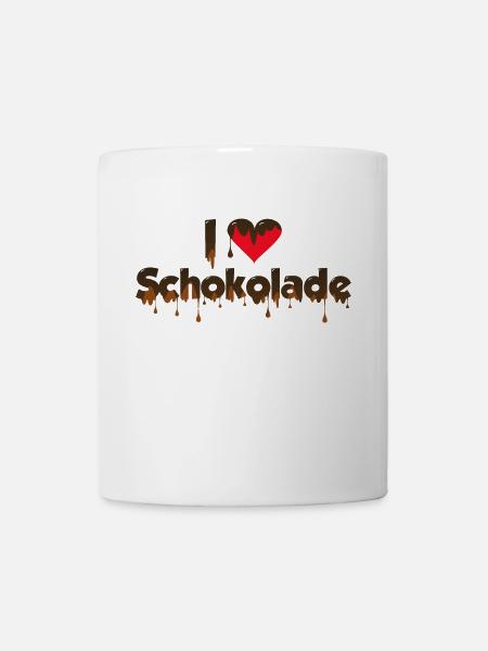 Chocolat - J’aime le chocolat - Mug blanc - blanc