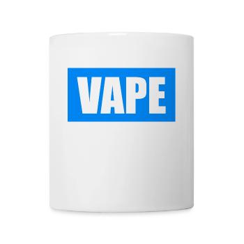 Vape blau- Vapen Dampfen - Tasse - Weiß - Vorne