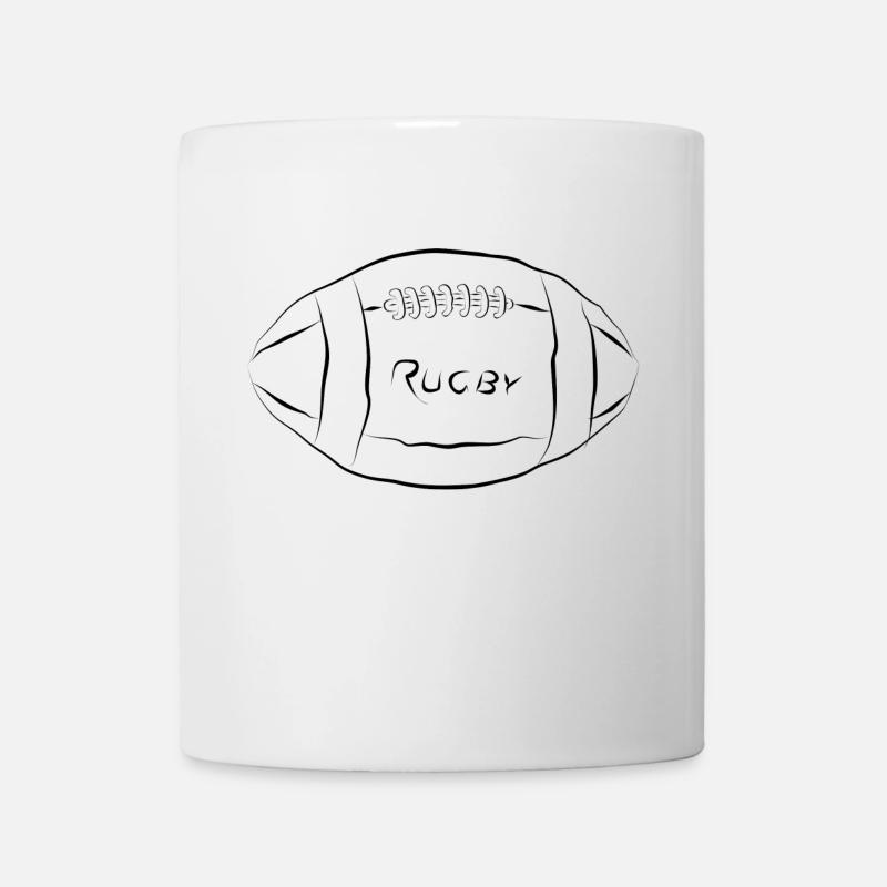 rugby - Mug blanc - blanc
