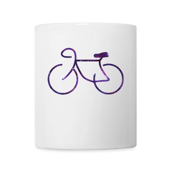 Galaxy bike - Mug - white - Front
