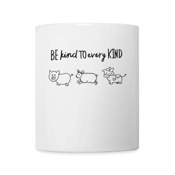 Be kind to every kind / Vegetaria / Animal welfare - Mug - white - Front