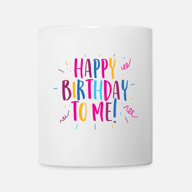 Congratulations on my birthday! - Mug - white