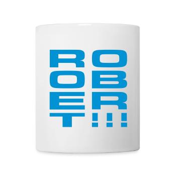 ROOBERT!!! - Tasse - Weiß - Vorne