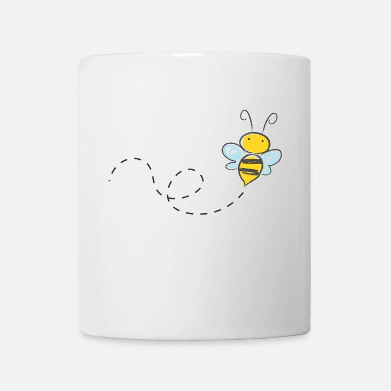 Biene - Tasse - Weiß