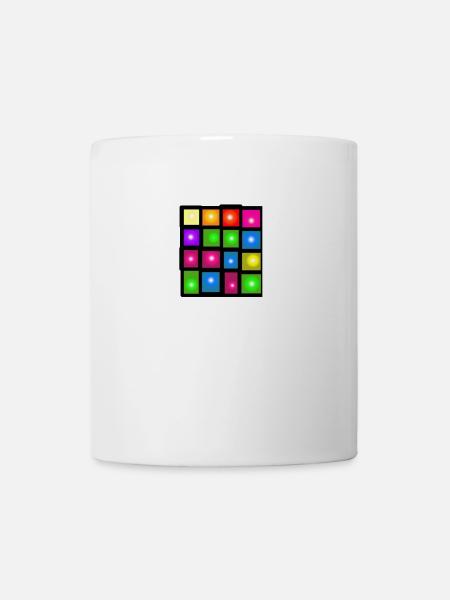Quadrat - Tasse - Weiß