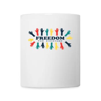 Peace - Freedom for everyone! Peace for all - Mug - white - Front