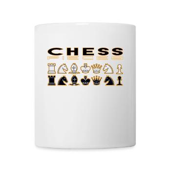 CHESS Pieces - Tasse - Weiß - Vorne