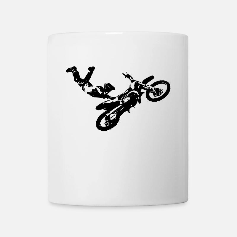 Motocross jump - Mug - white
