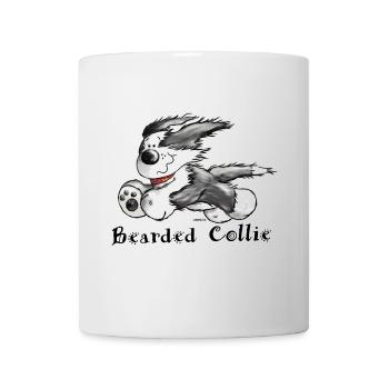 Bearded Collie - Mug blanc - blanc - Devant