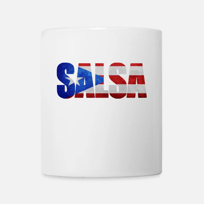 # Salsa Puerto Rico - Tasse - Weiß
