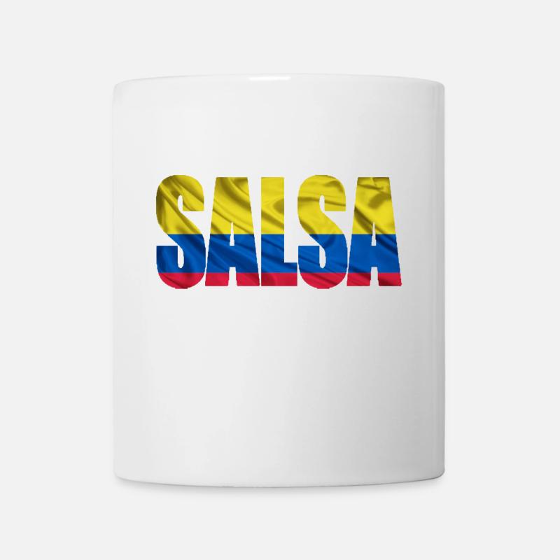 # Salsa Colombia - Tasse - Weiß