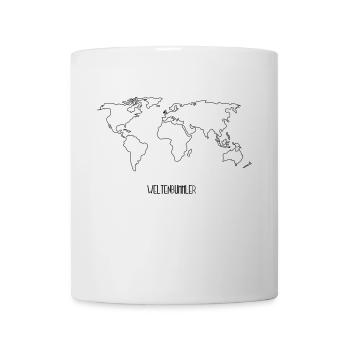 World Map Globetrotter - Mug - white - Front
