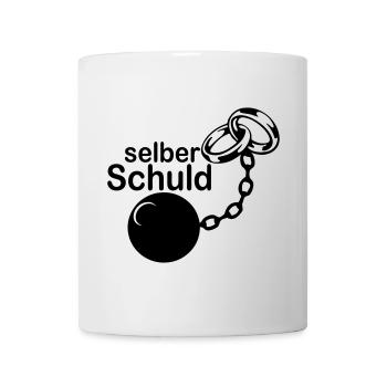 Junggesellenabschied , JGA - Selber Schuld(25) - Tasse - Weiß - Vorne