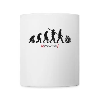 évolution révolution science-fiction humour cool - Mug blanc - blanc - Devant