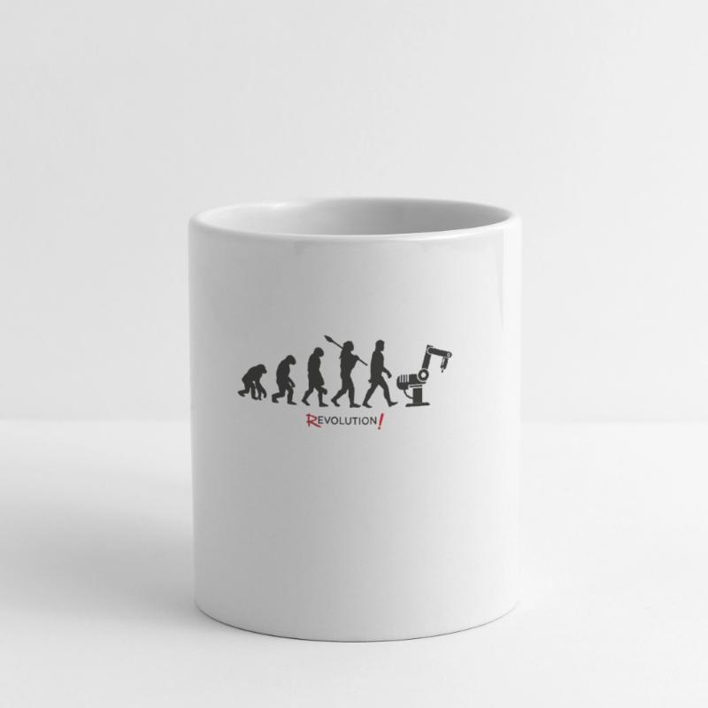 Evolution Revolution Android Roboter Tasse