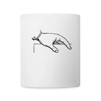 Main - Mug blanc - blanc - Devant