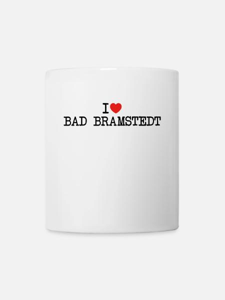 Bad Bramstedt Geschenk Andenken Heimat Tourist - Tasse - Weiß