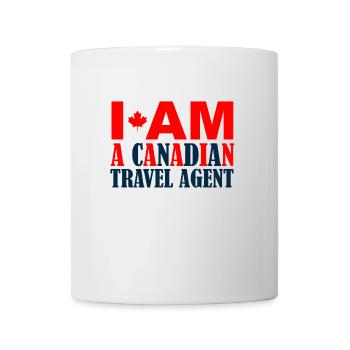 Kanadischer Reiseleiter T-Shirt - Tasse - Weiß - Vorne