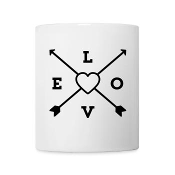 love, heart, love - Mug - white - Front
