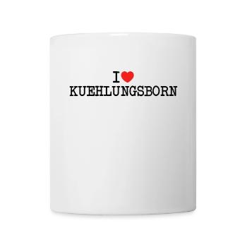I love Kühlungsborn Ostsee Urlaub Andenken - Tasse - Weiß - Vorne