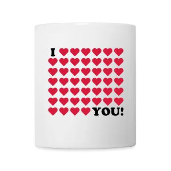 mariage d'amour de jour de valentines - Mug blanc - blanc - Devant
