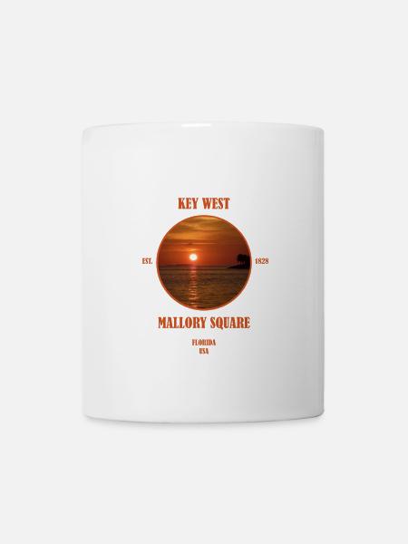 Key West Florida Keys Miami Sonnenuntergang USA - Tasse - Weiß