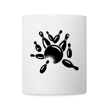 Kegel und Kugel - Tasse - Weiß - Vorne