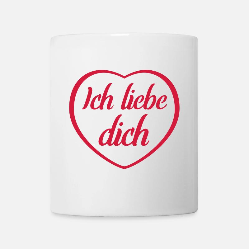 Ich Liebe Dich - Tasse - Weiß